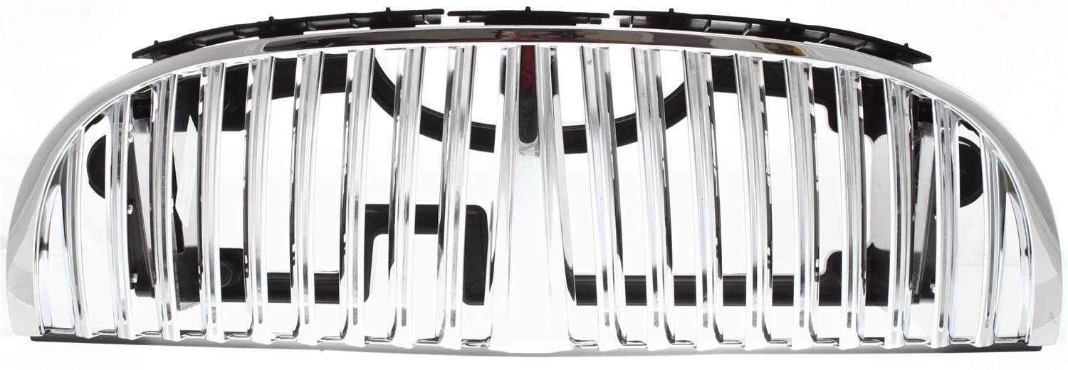 AM TOWN CAR 98-02 GRILLE Chrome Shell and Argent Insert SKU 11013 Partslink FO1200349 OEM XW1Z8200AA
