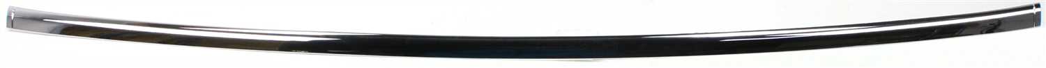 AM TOWN CAR 98-02 REAR BUMPER MOLDING Center Plastic Chrome SKU 11023 Partslink FO1157243 OEM F8VZ17C830BA