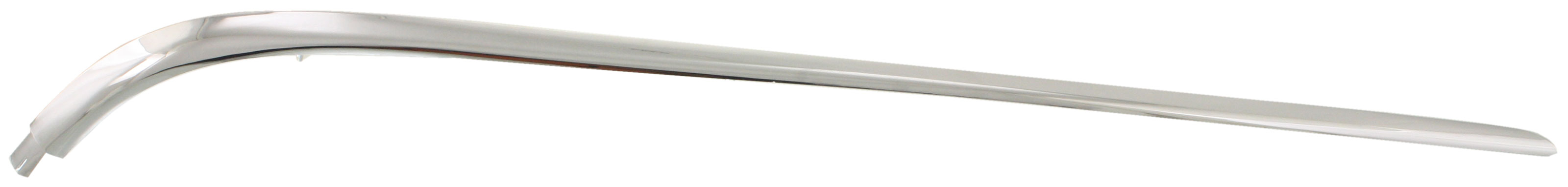 AM TOWN CAR 98-02 REAR BUMPER MOLDING LH Outer Plastic Chrome SKU 11027 Partslink FO1158151 OEM F8VZ17K832BA
