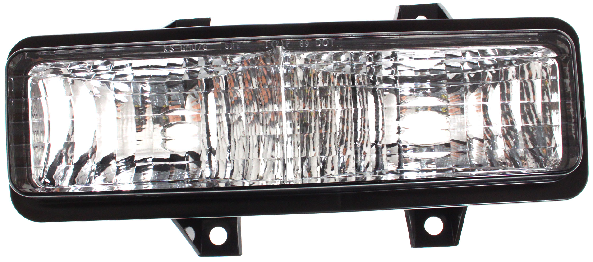 AM SUBURBAN 89-91 G SERIES VAN 92-96 PARK LAMP LH Lens and Housing w Dual Headlight SKU 12-1560-01 Partslink GM2520130 OEM 5975227