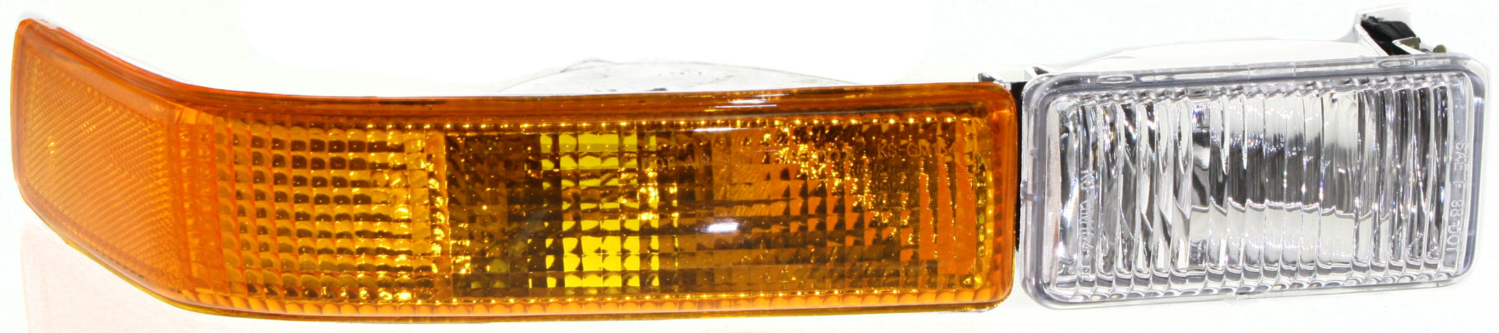 AM BLAZER 98-05 SIGNAL LAMP RH Lens and Housing w Fog Lamp SKU 12-5089-09 Partslink GM2521163 OEM 15098272