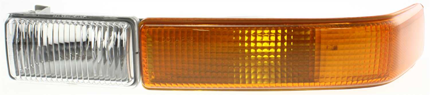 AM BLAZER 98-05 SIGNAL LAMP LH Lens and Housing w Fog Lamp SKU 12-5090-09 Partslink GM2520163 OEM 15098271