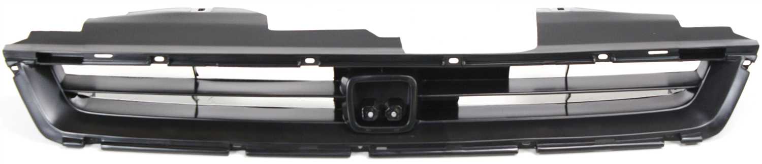 AM ACCORD 96-97 GRILLE Insert Textured Black Shell and Insert w o Molding 4 cylinder SKU 1263 Partslink HO1200135 OEM 75101SV4902