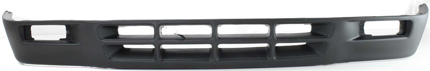 AM PASSPORT 94-95 ISUZU PICKUP 93-95 FRONT LOWER VALANCE Air Dam Textured SKU 1481-1 Partslink IZ1090102 OEM 8970438802