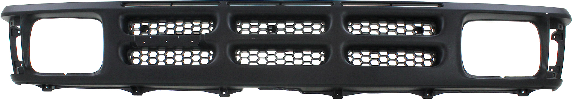 AM MAZDA PICKUP 90-93 GRILLE Painted Black Shell and Insert 4WD SKU 1685 Partslink MA1200127 OEM UE5750710