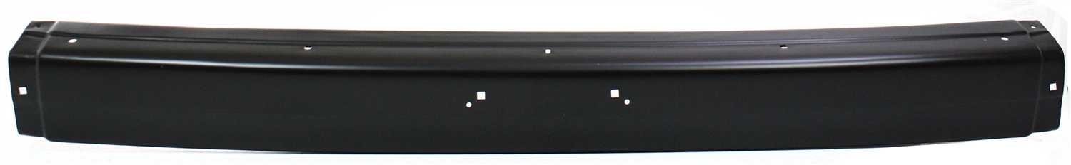 AM MAZDA PICKUP 86-93 FRONT BUMPER Black w Molding Holes 2WD SKU 1694-1 Partslink MA1002114 OEM UE6150030A