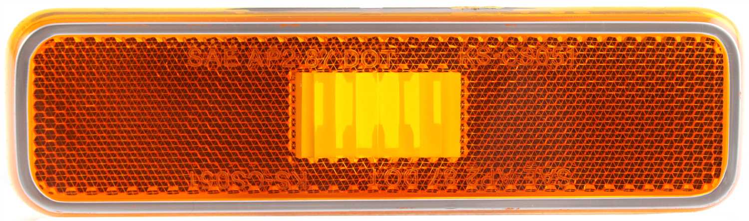 AM DODGE FULL SIZE P U 81-93 FRONT SIDE MARKER LAMP RH=LH Lens and Housing SKU 18-1267-01 Partslink CH2550101 OEM 3587436