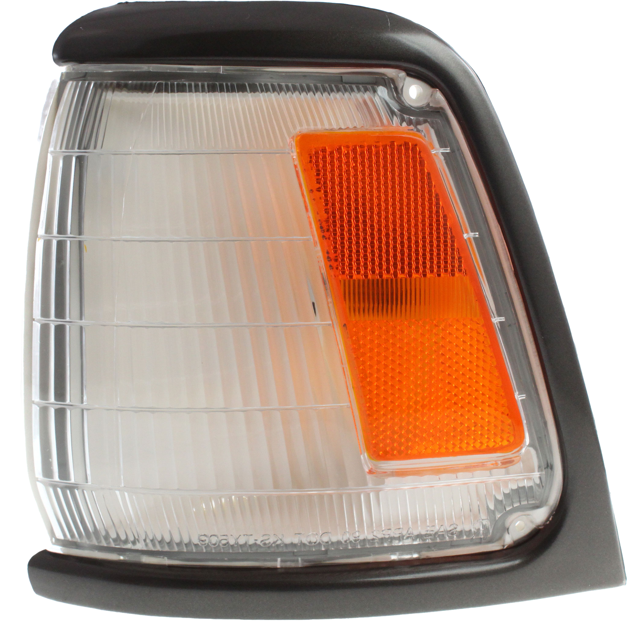 AM TOYOTA PICKUP 89-91 CORNER LAMP LH Assembly w Gray Trim 2WD DLX SR5 Models SKU 18-1477-00 Partslink TO2520121 OEM 8162089176