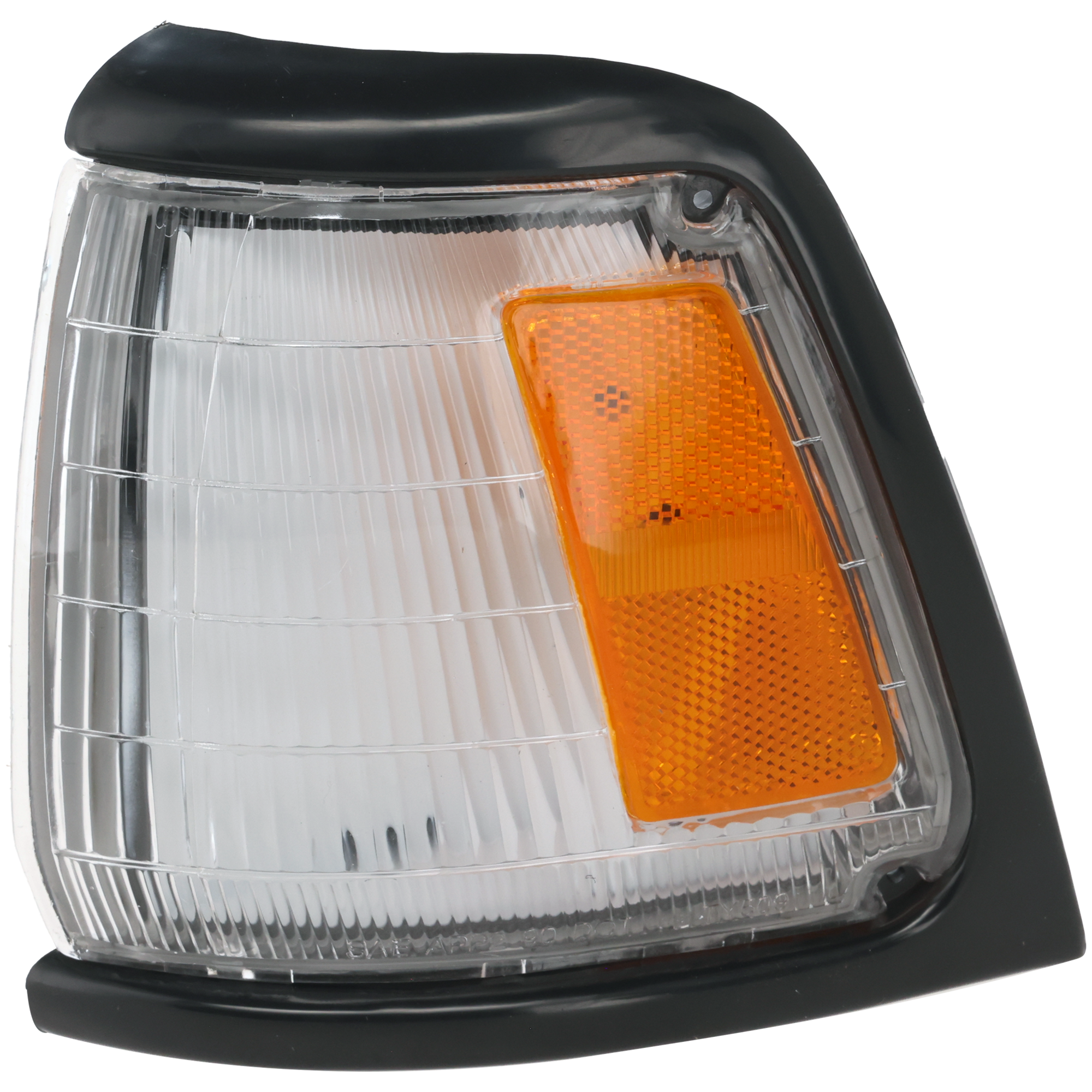 AM TOYOTA PICKUP 89-91 CORNER LAMP LH Assembly w Black Trim 2WD Base Model SKU 18-1477-62 Partslink TO2520120 OEM 8162089175