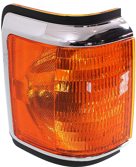 AM F SERIES 87-91 CORNER LAMP RH Lens and Housing w Trim SKU 18-1833-01 Partslink FO2521106 OEM E9TZ13200E