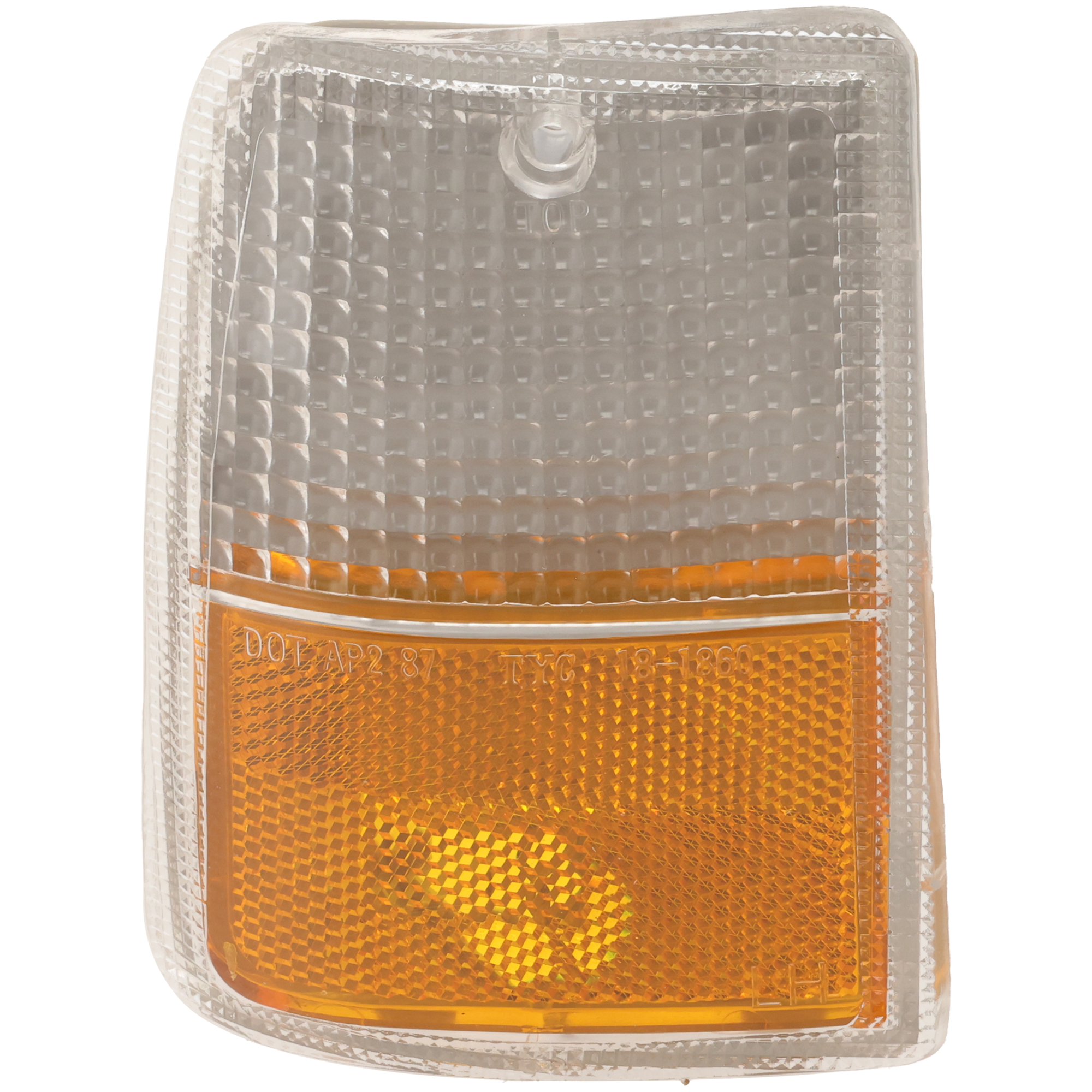 AM CAPRICE 87-90 CORNER LAMP LH Lens and Housing SKU 18-1860-01 Partslink GM2550102 OEM 5974649