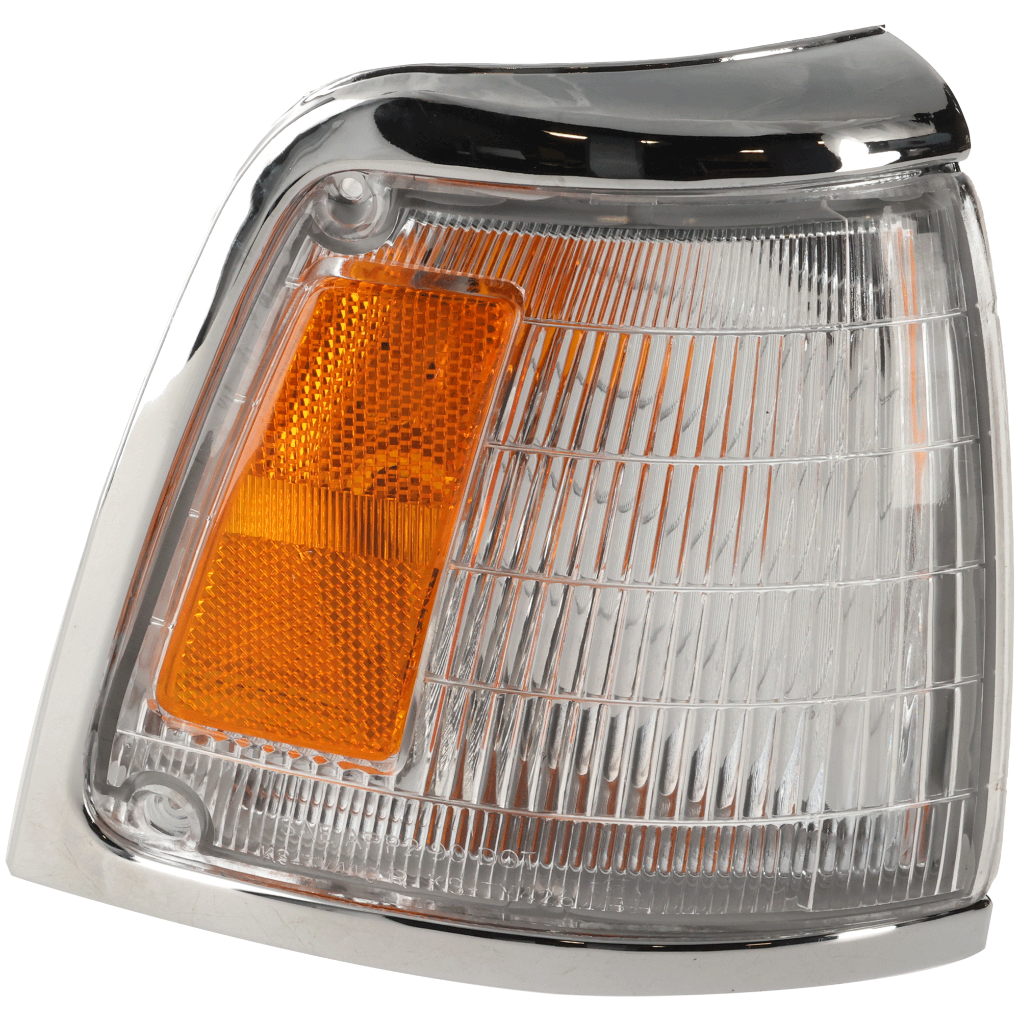 AM TOYOTA PICKUP 92-95 CORNER LAMP RH Assembly w Chrome Trim 2WD SKU 18-1990-36 Partslink TO2521129 OEM 8161035100