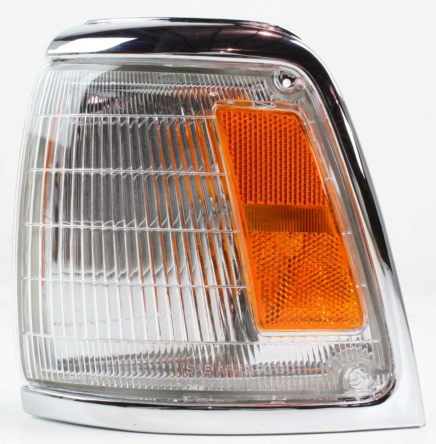 AM TOYOTA PICKUP 92-95 CORNER LAMP LH Assembly w Chrome Trim 2WD SKU 18-1991-36 Partslink TO2520127 OEM 8162035100