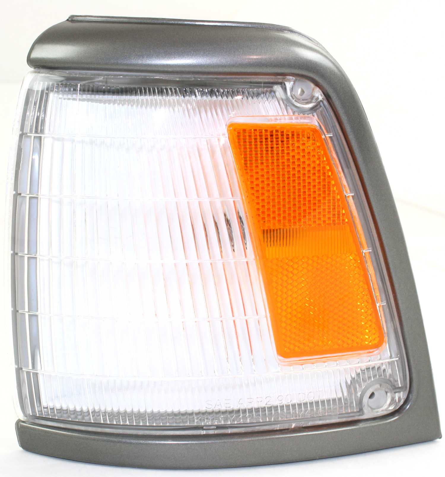 AM TOYOTA PICKUP 92-95 CORNER LAMP LH Assembly w Gray Trim 2WD Base Model SKU 18-1991-38 Partslink TO2520126 OEM 8162035090