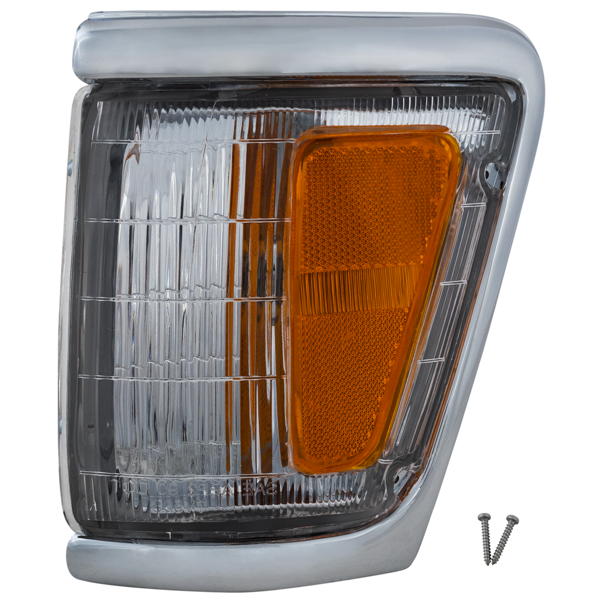 AM TOYOTA PICKUP 92-95 CORNER LAMP LH Assembly w Chrome Trim 4WD SKU 18-3029-34 Partslink TO2520129 OEM 8162035120
