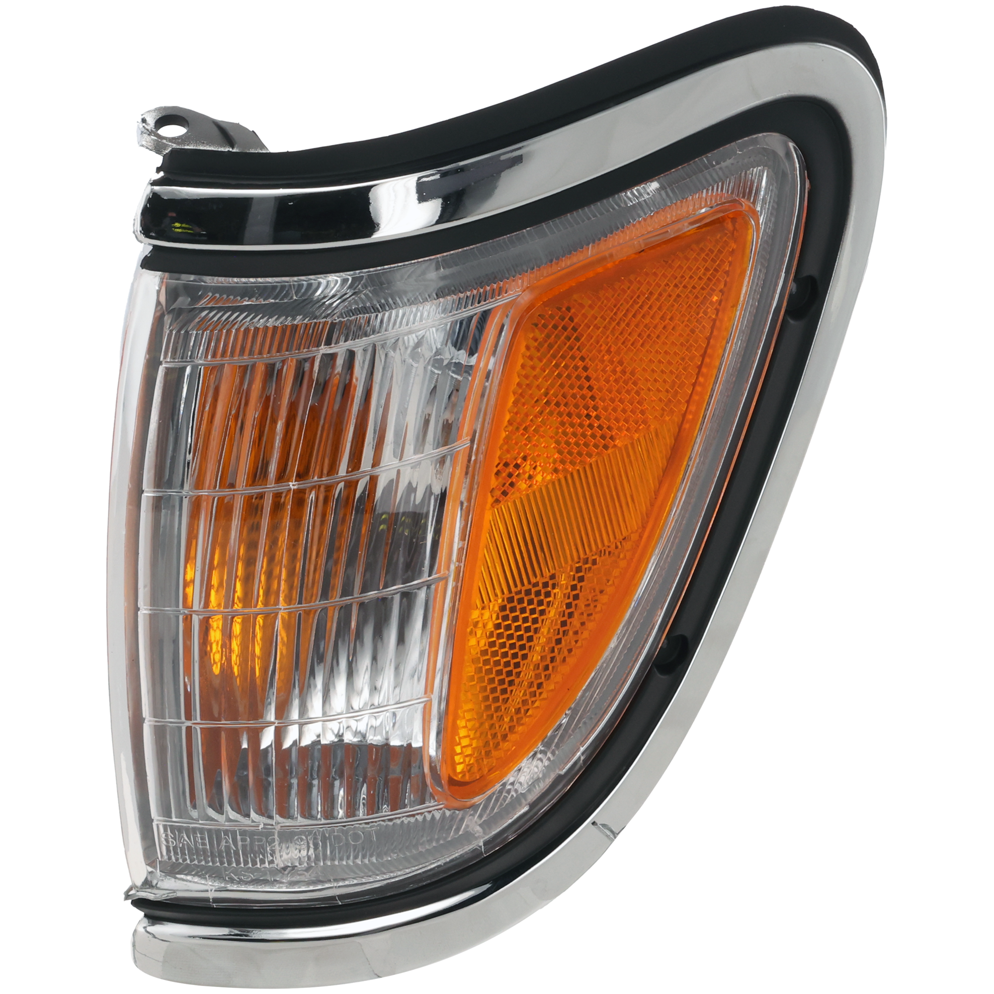AM TACOMA 95-97 CORNER LAMP LH Assembly w Chrome Trim 4WD SKU 18-3282-36 Partslink TO2520143 OEM 8162004040