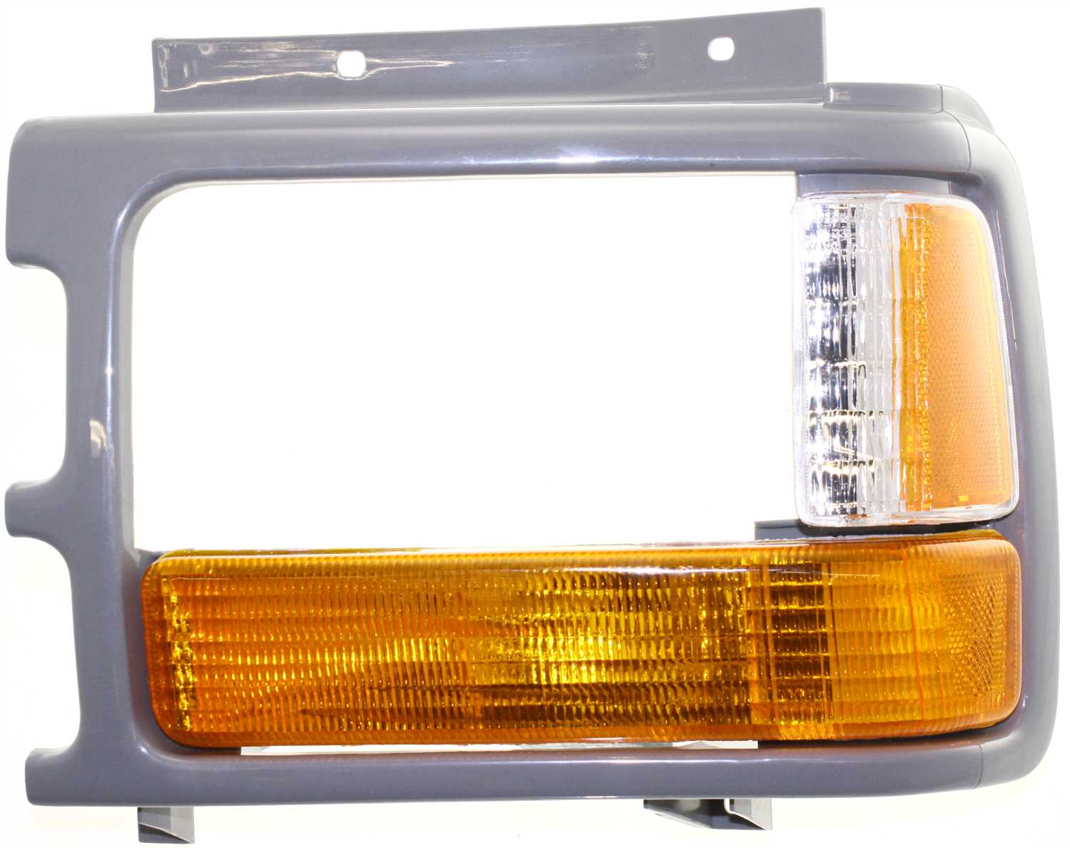 AM DAKOTA 91-96 PARK LAMP LH Lens and Housing w Head Lamp Door Gray Composite Head Lamp SKU 18-3364-77 Partslink CH2512110 OEM 83506613