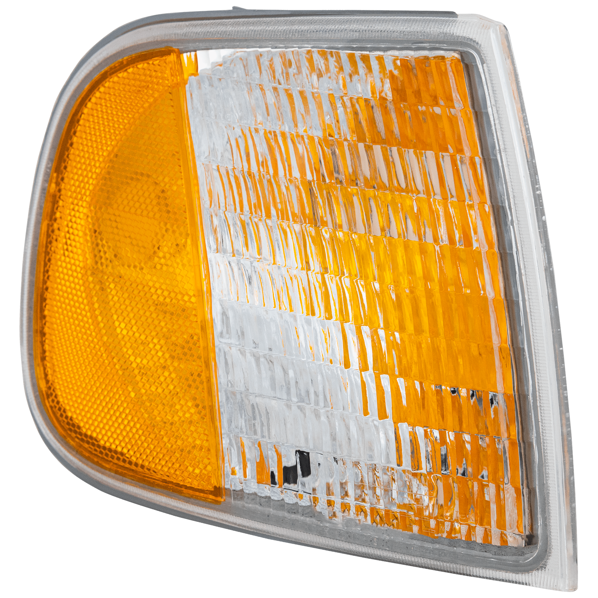 AM F SERIES 97-03 CORNER LAMP RH Lens and Housing Park Signal Light From 7-96 All Cab Types SKU 18-3371-61 Partslink FO2551118 OEM F75Z13200AC