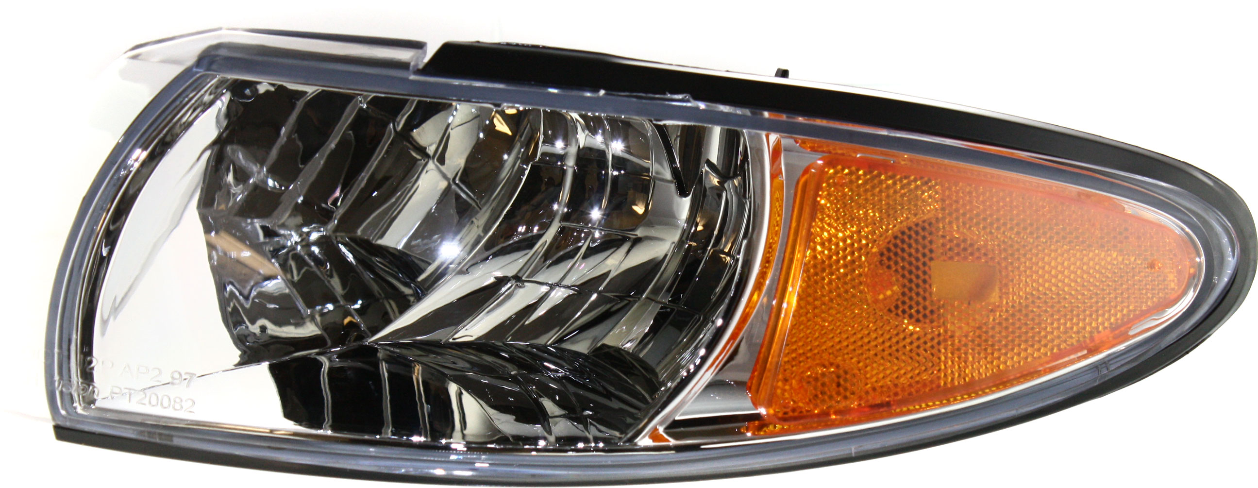 AM GRAND PRIX 97-03 CORNER LAMP LH Lens and Housing SKU 18-5036-01 Partslink GM2520153 OEM 16521833