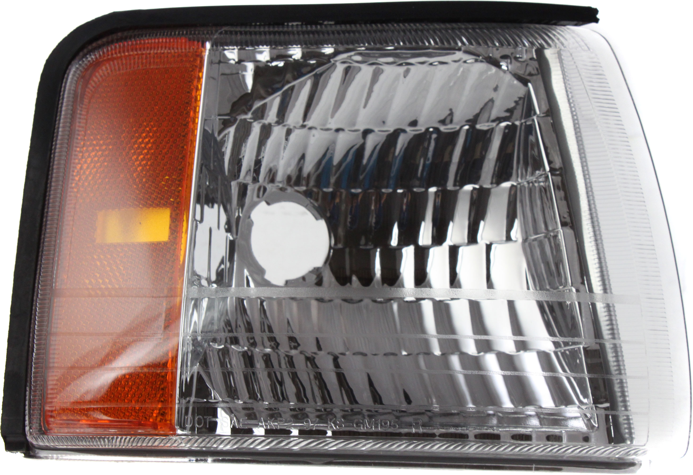 AM DEVILLE 97-99 CORNER LAMP RH Lens and Housing SKU 18-5073-01 Partslink GM2541102 OEM 16522806