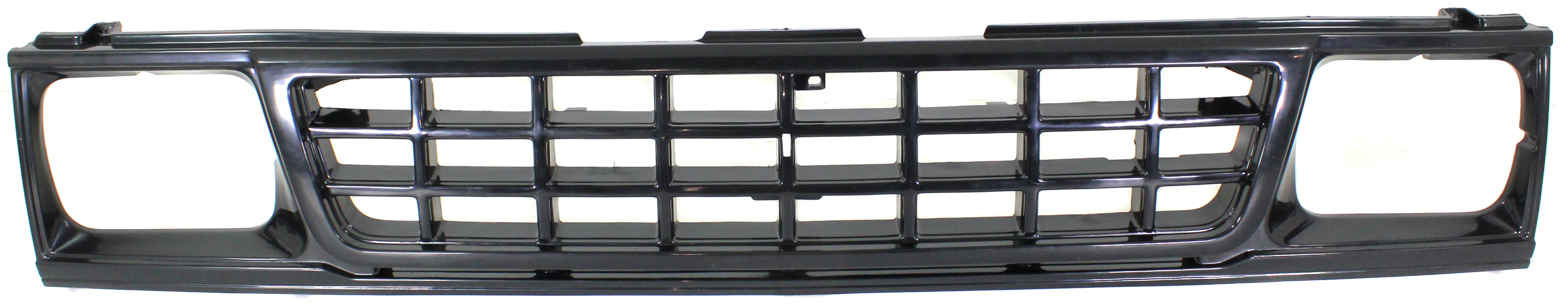 AM MIGHTY MAX 90-92 GRILLE Plastic Painted Black Shell and Insert SKU 1813 Partslink MI1087104 OEM MB598412