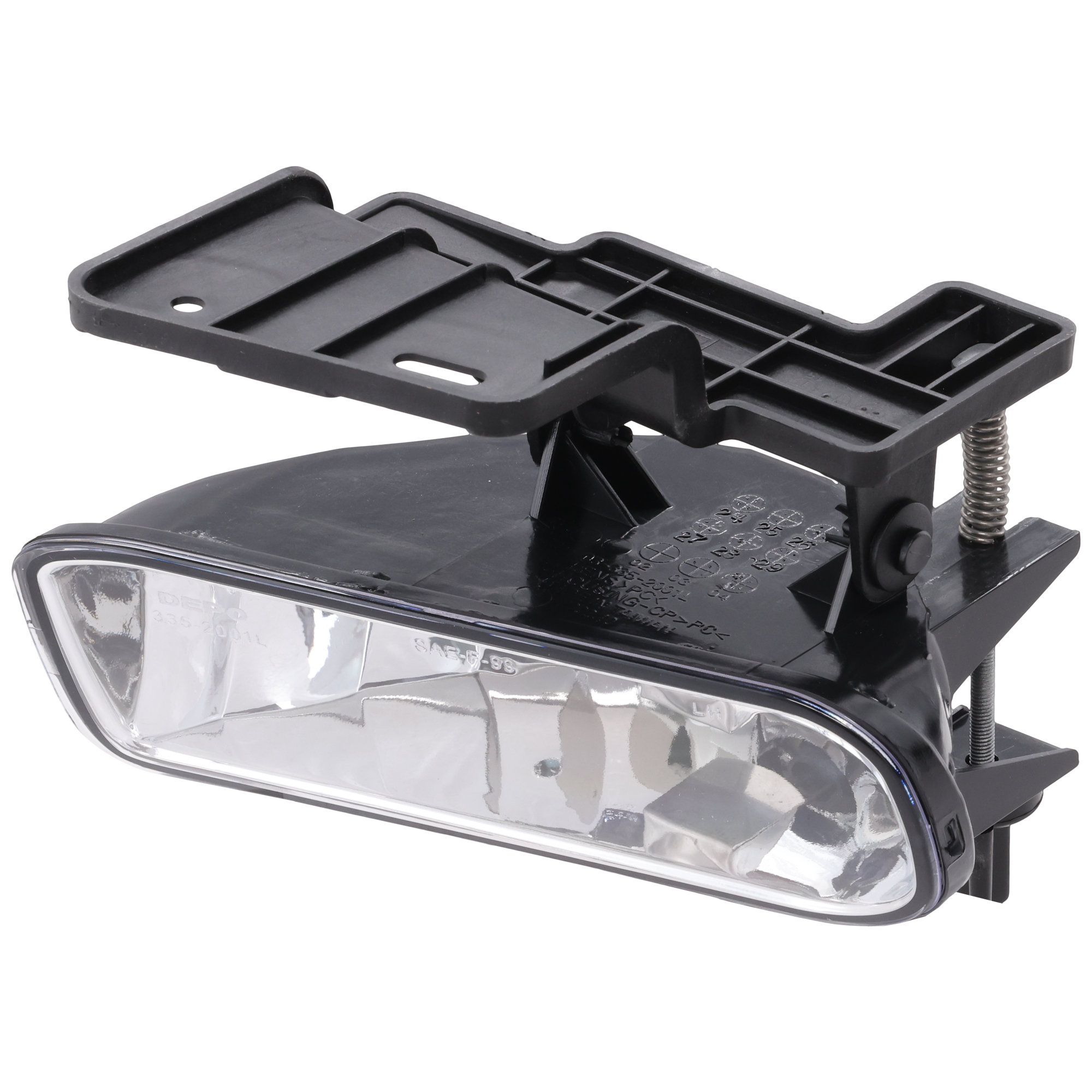 AM SILVERADO 99-02 TAHOE 00-06 FRONT FOG LAMP LH Assembly Halogen w Bracket CAPA SKU 19-5318-01Q Partslink GM2592113C OEM 19433555-10368476