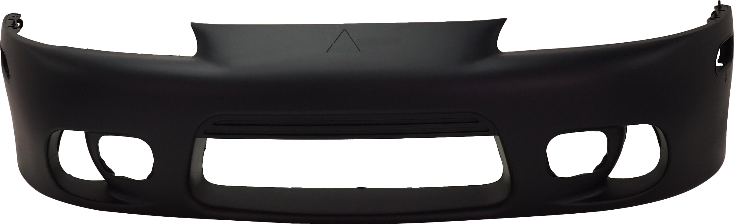 AM ECLIPSE 97-99 FRONT BUMPER COVER Primed w Fog Light Holes and Side Marker Light Holes SKU 1986 Partslink MI1000260 OEM MR296443