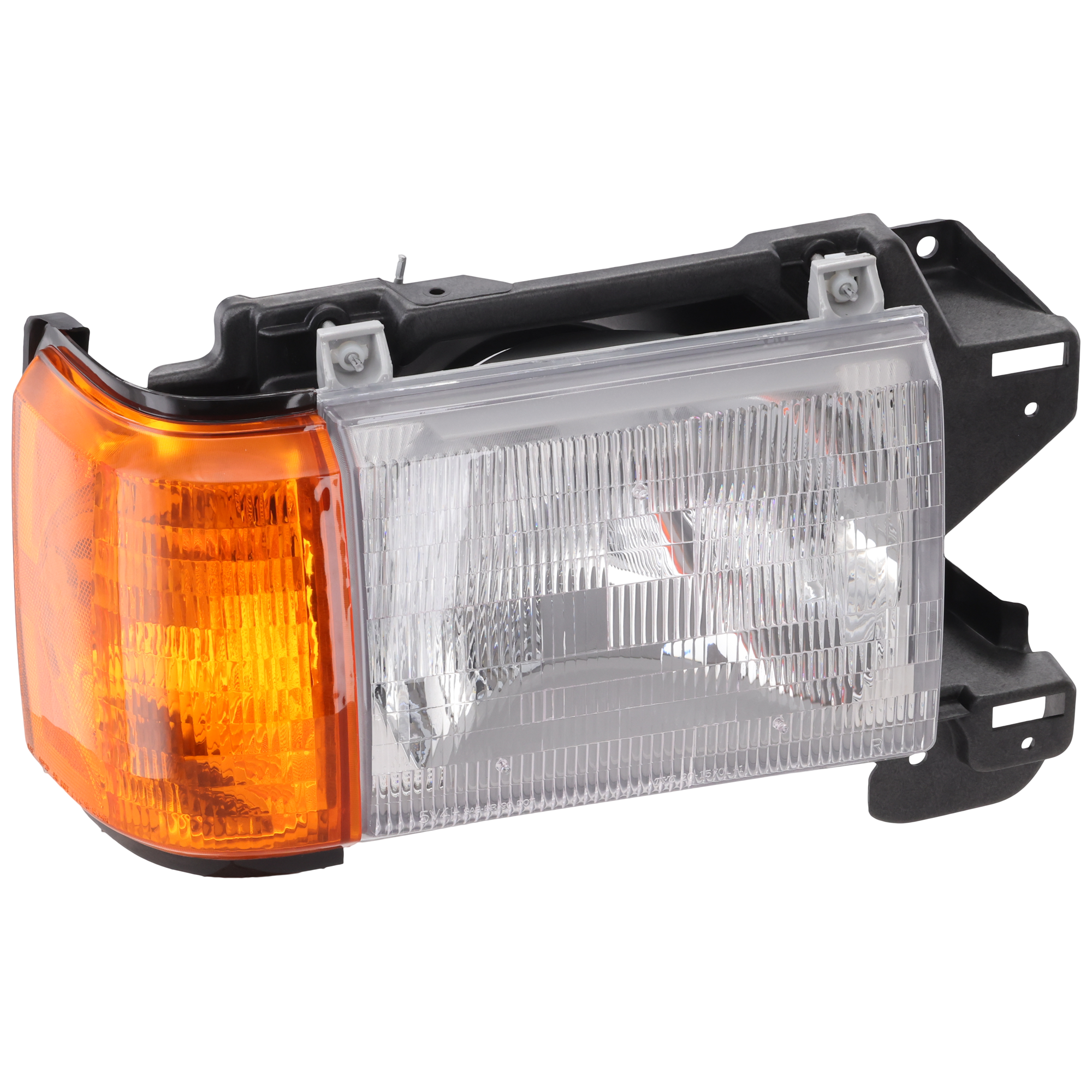 AM F SERIES 87-91 HEAD LAMP RH Assembly Halogen w Side Marker Lamp w o Trim SKU 20-1570-00 Partslink FO2503104 OEM E9TZ13008C