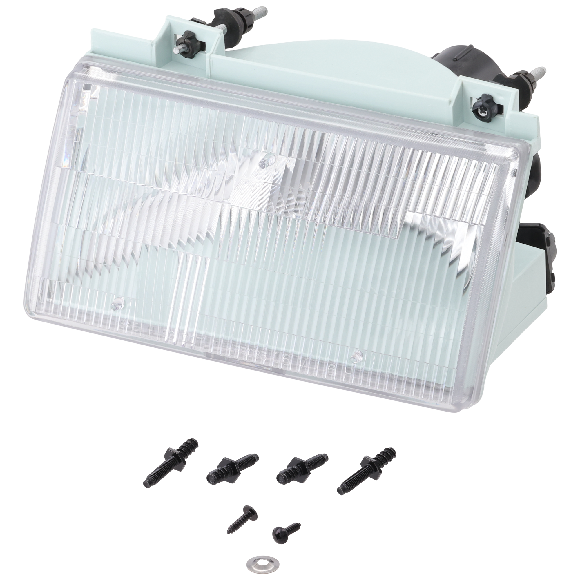 AM TEMPO 92-94 HEAD LAMP LH Assembly Halogen SKU 20-1677-88 Partslink FO2502108 OEM F23Z13008B