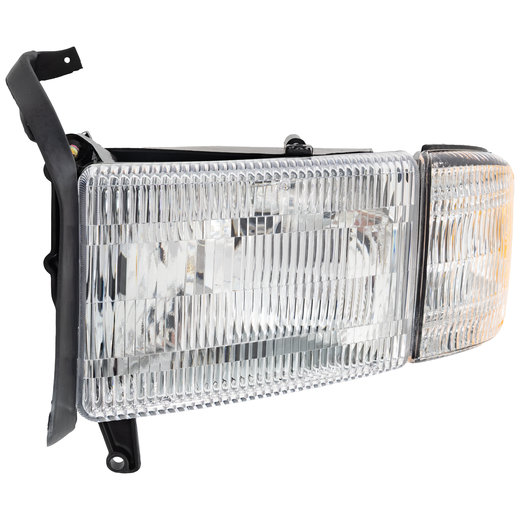 AM DODGE FULL SIZE PICKUP 94-02 HEAD LAMP LH Assembly Halogen w Corner Light Old Body Style 99-02 w o Sport Package SKU 20-3017-78 Partslink CH2502101 OEM 55076749AD 55076749AO
