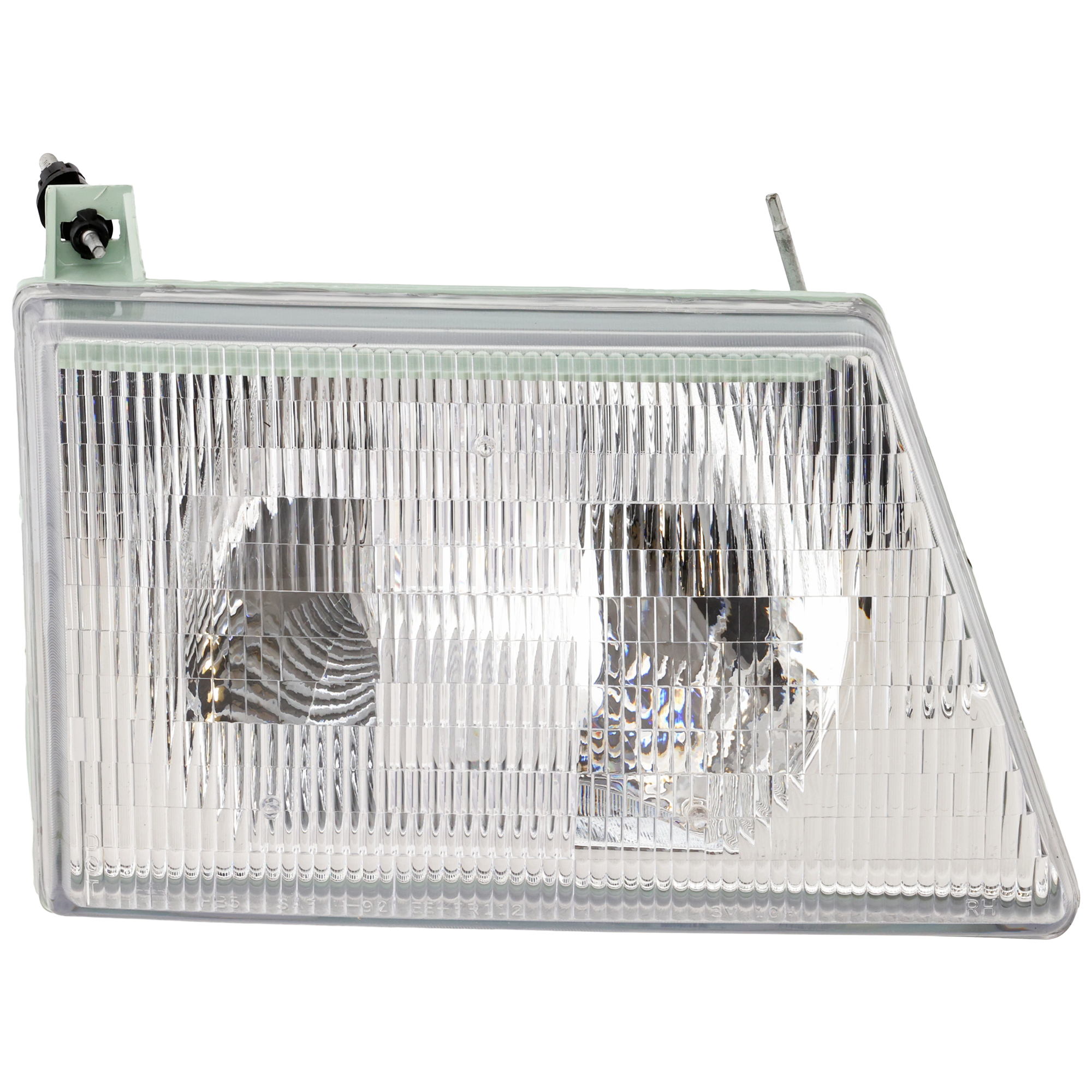 AM ECONOLINE VAN 92-96 HEAD LAMP RH Assembly Halogen Composite Type SKU 20-3074-00 Partslink FO2503117 OEM F6UZ13008AA