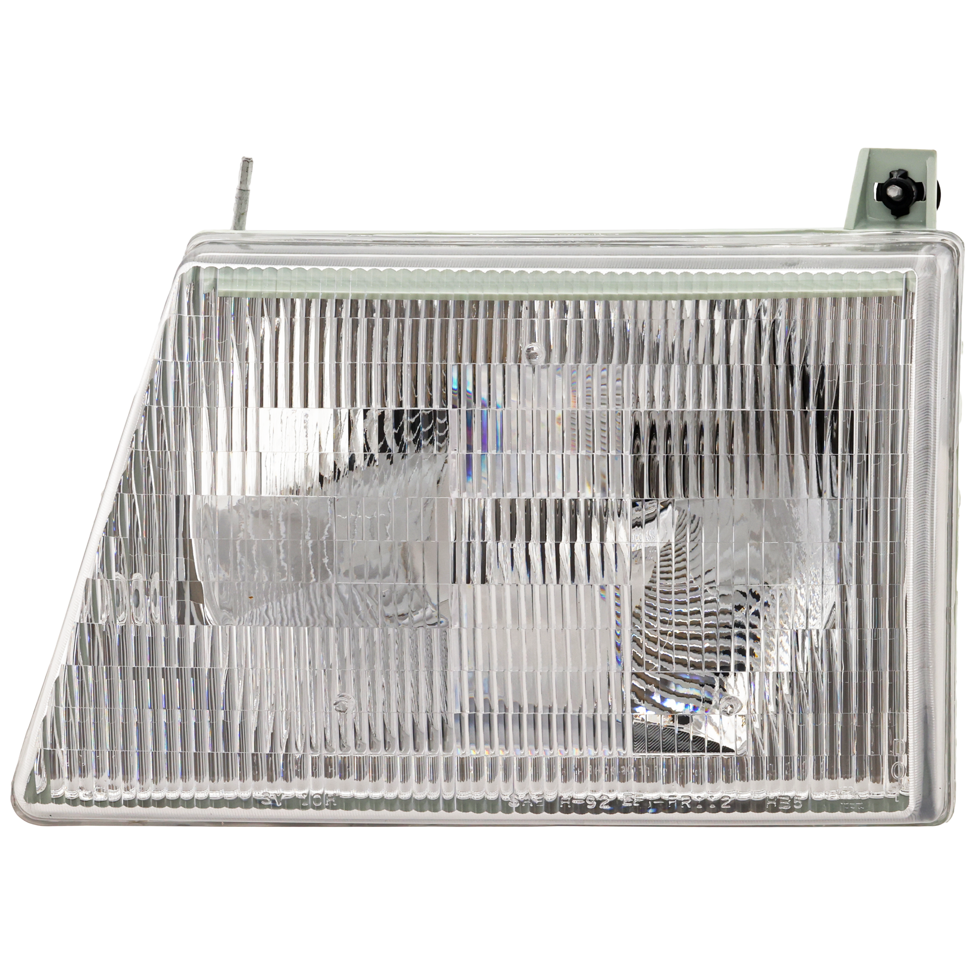 AM ECONOLINE VAN 92-96 HEAD LAMP LH Assembly Halogen Composite Type SKU 20-3075-00 Partslink FO2502121 OEM F6UZ13008BA