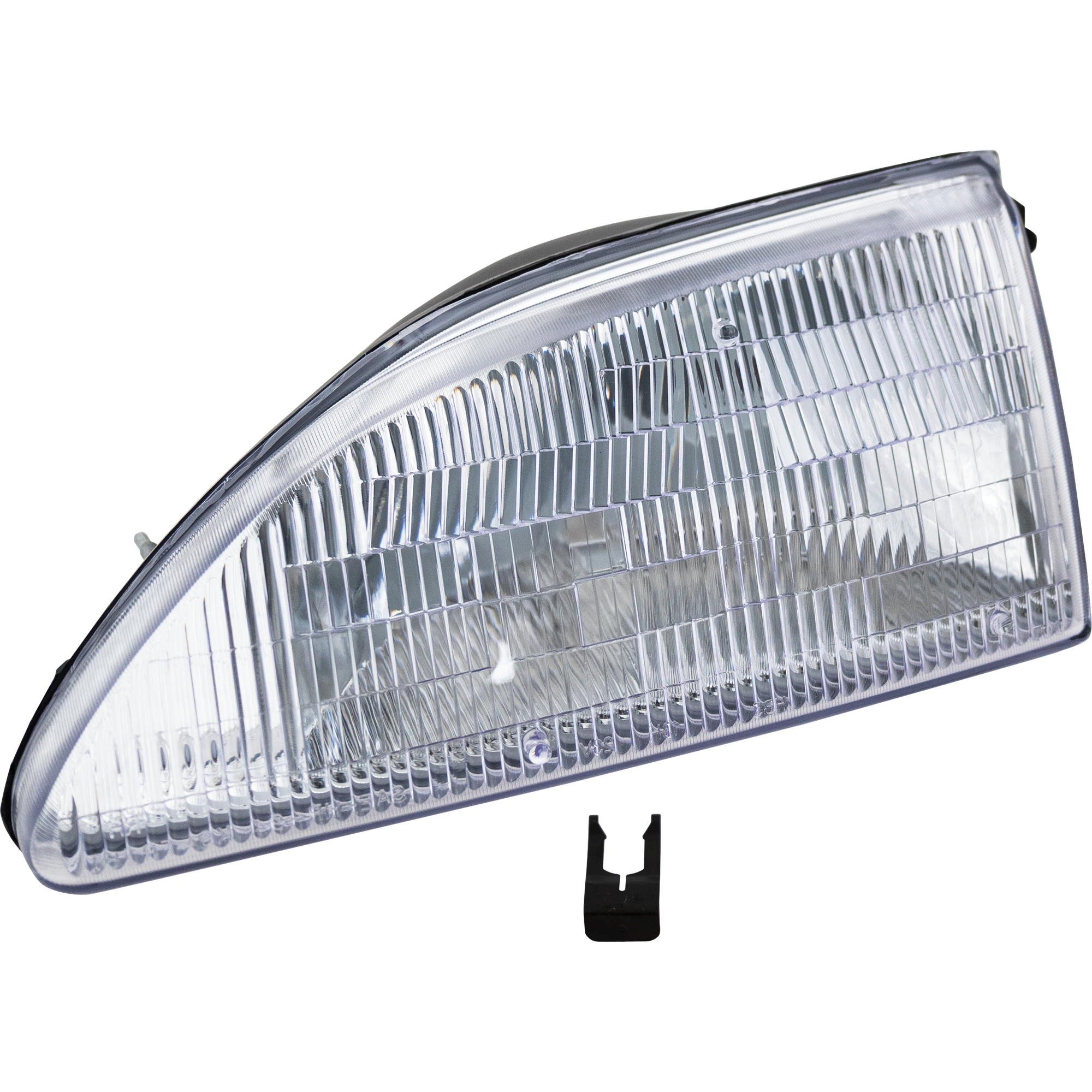 AM MUSTANG 94-98 HEAD LAMP LH Assembly Halogen Exc. Cobra Model SKU 20-3077-00 Partslink FO2502130 OEM F4ZZ13008F