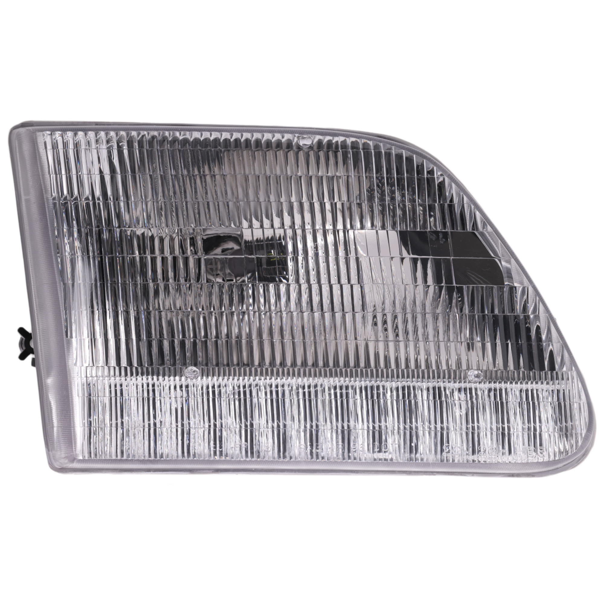 AM F SERIES 97-03 HEAD LAMP RH Assembly Halogen w o Bracket From 7-96 Excludes STX Heritage Harley King Ranch Models CAPA SKU 20-3519-80Q Partslink FO2503139C OEM 3L3Z13008CA
