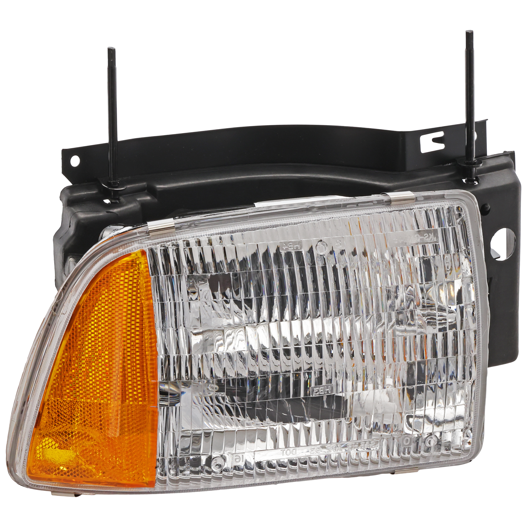 AM BLAZER 95-97 HEAD LAMP RH Composite Assembly Halogen SKU 20-5091-00 Partslink GM2503156 OEM 16525162