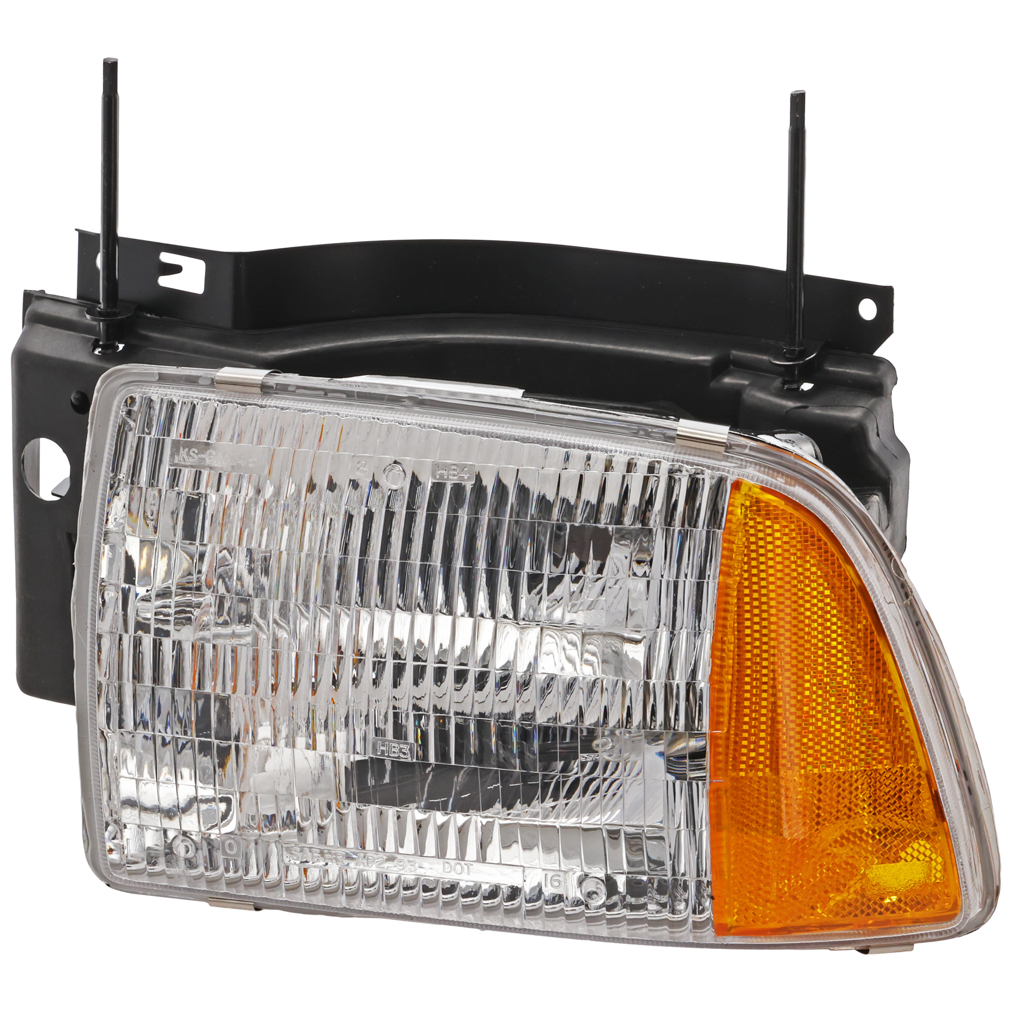 AM BLAZER 95-97 HEAD LAMP LH Composite Assembly Halogen SKU 20-5092-00 Partslink GM2502156 OEM 16525161