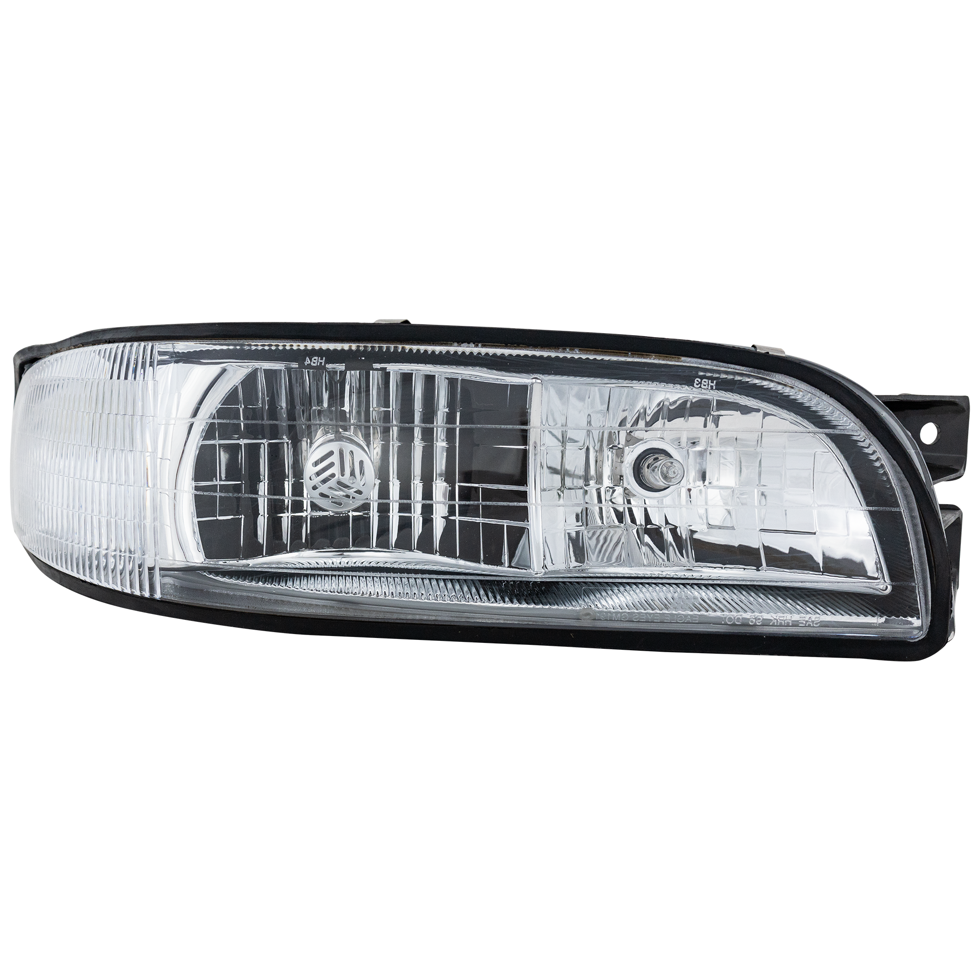 AM LESABRE 97-99 HEAD LAMP RH Assembly Halogen w Cornering Lamp Equipped SKU 20-5195-00 Partslink GM2503158 OEM 16525998