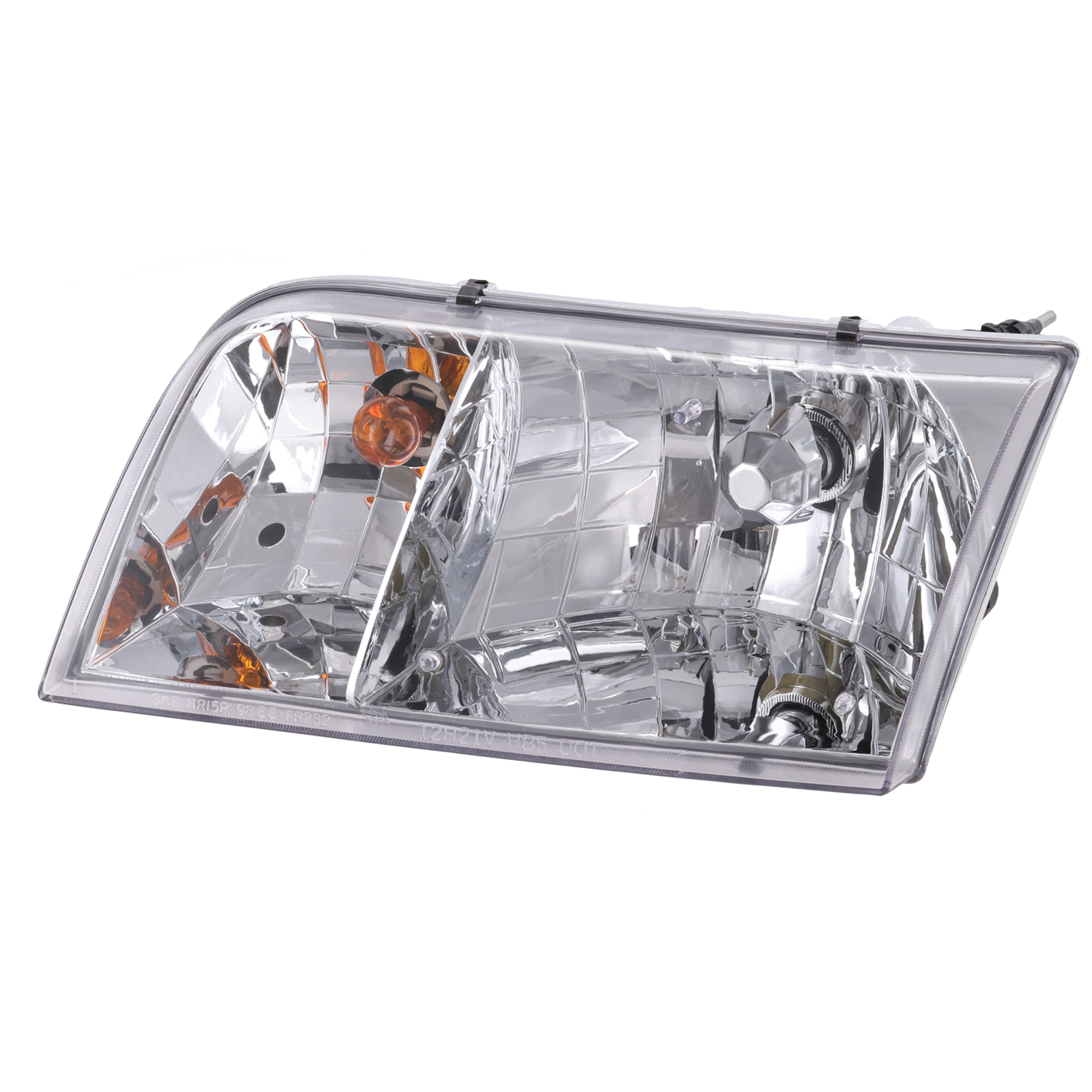 AM CROWN VICTORIA 98-11 HEAD LAMP LH Assembly Halogen w Headlight Bulb w Park Light Bulb SKU 20-5234-00 Partslink FO2502200 OEM 4W7Z13008A