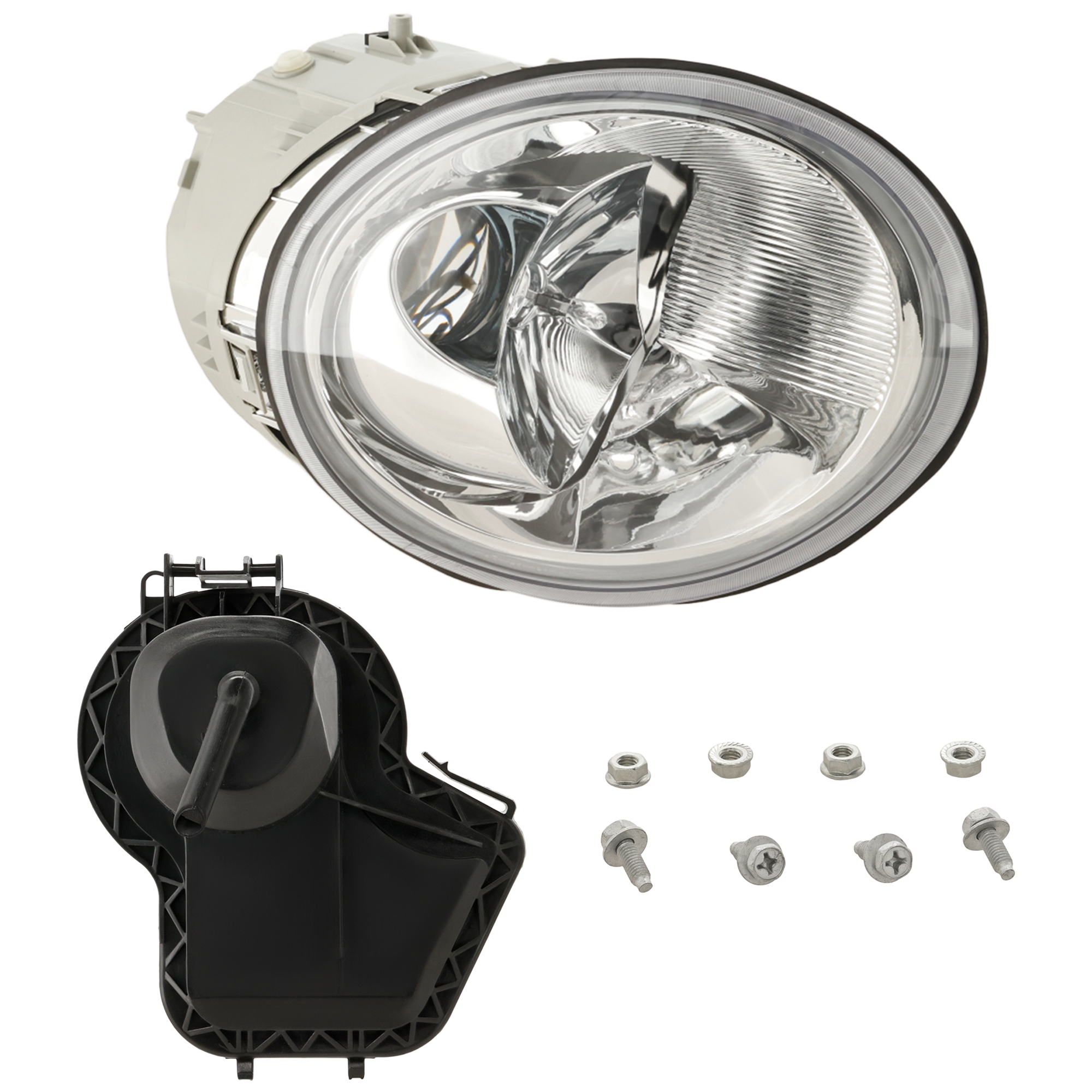 AM BEETLE 98-05 HEAD LAMP RH Assembly Halogen Exc. 02-04 Turbo S Model SKU 20-5445-00 OEM 1C0941030K PFM