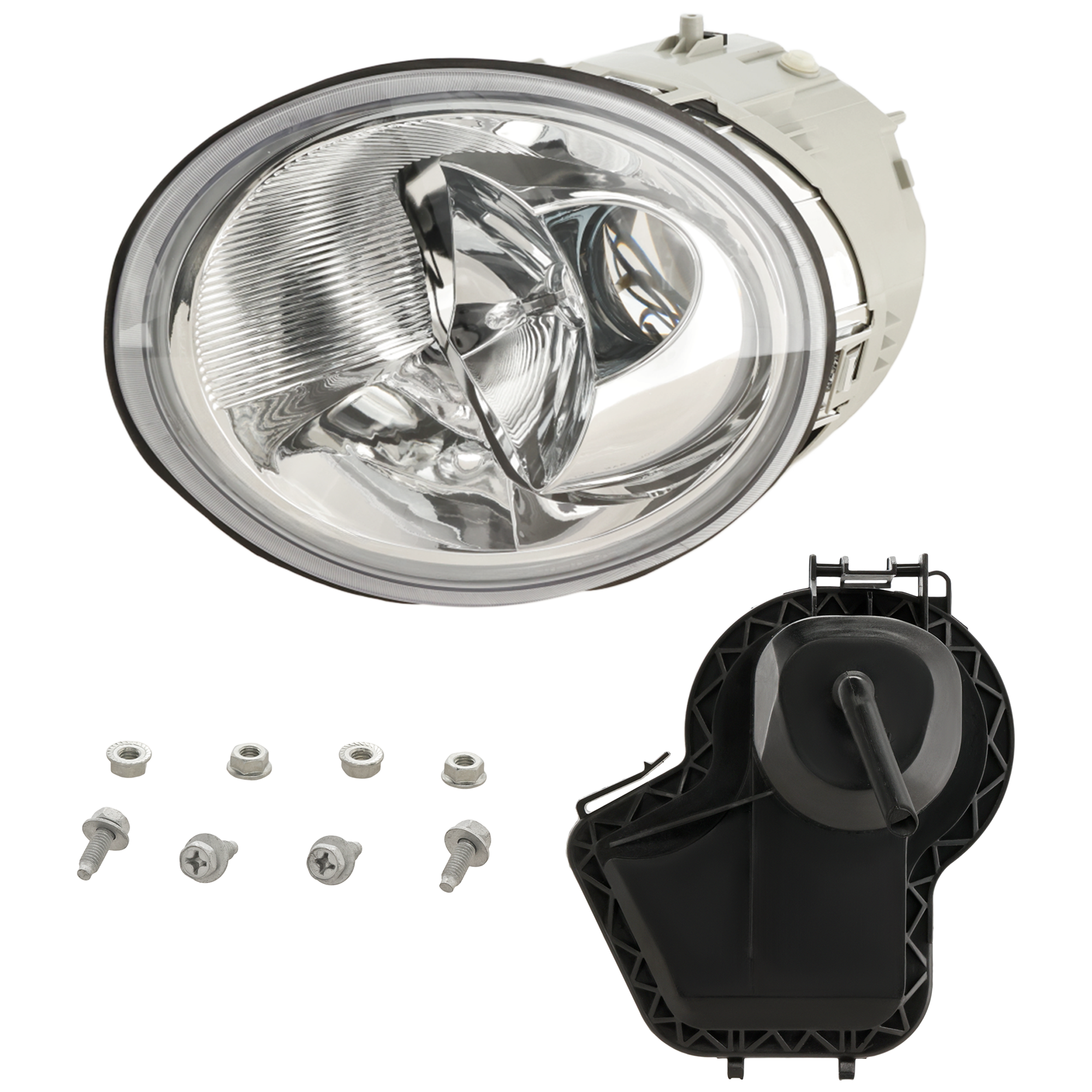 AM BEETLE 98-05 HEAD LAMP LH Assembly Halogen Exc. 02-04 Turbo S Model SKU 20-5446-00 OEM 1C0941029K PFM
