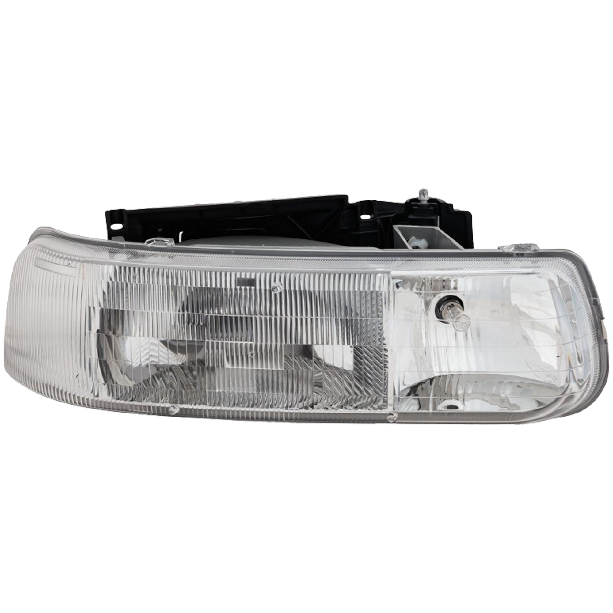AM SILVERADO 99-02 TAHOE 00-06 HEAD LAMP RH Assembly Halogen Composite SKU 20-5499-00 Partslink GM2503187 OEM 16526134