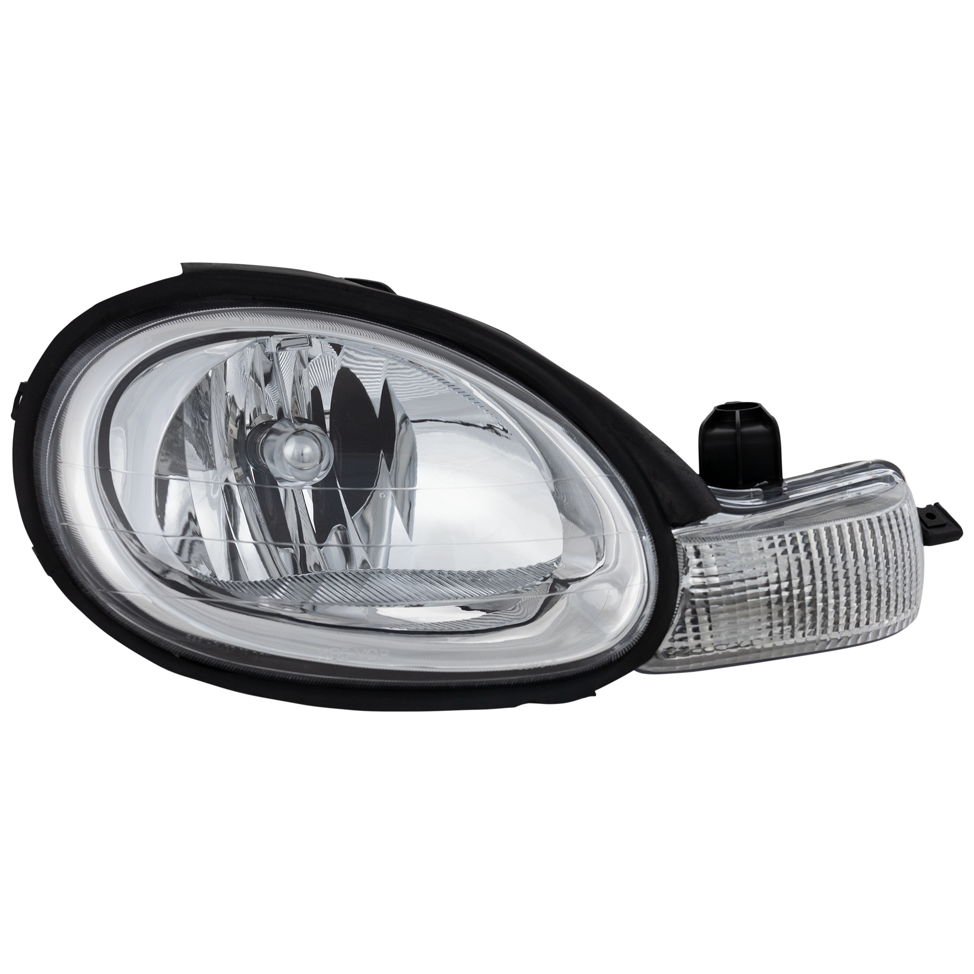 AM NEON 00-02 HEAD LAMP RH Assembly Halogen Chrome Interior SKU 20-5689-09 Partslink CH2503124 OEM 5288508AH