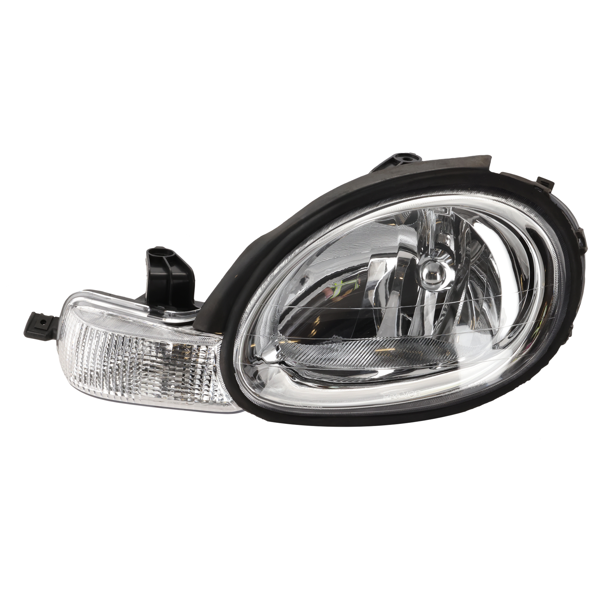AM NEON 00-02 HEAD LAMP LH Assembly Halogen Chrome Interior SKU 20-5690-09 Partslink CH2502124 OEM 5288509AH