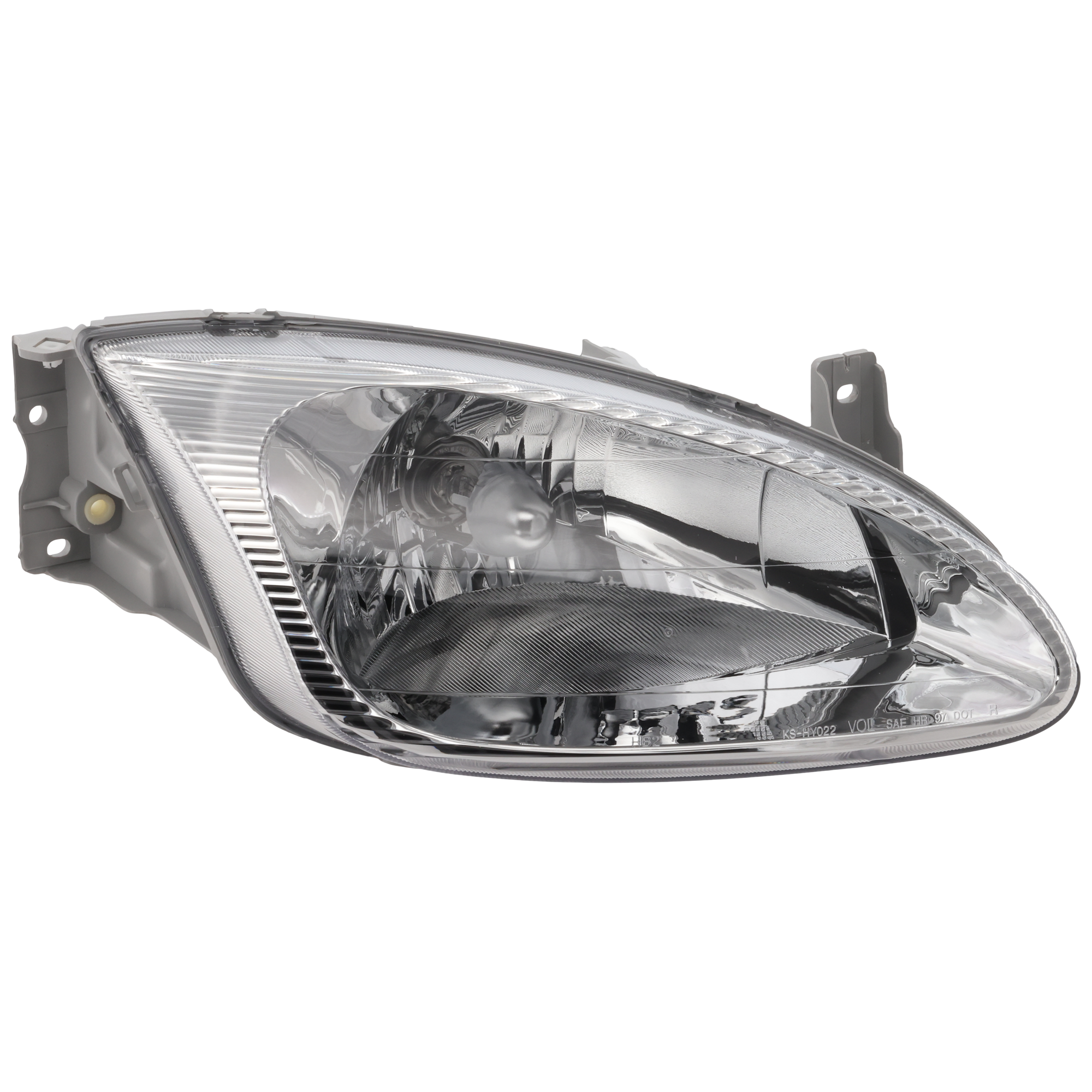 AM ELANTRA 99-00 HEAD LAMP RH Assembly Halogen SKU 20-5909-00 Partslink HY2503118 HY2503141 OEM 9210229550-9210229551