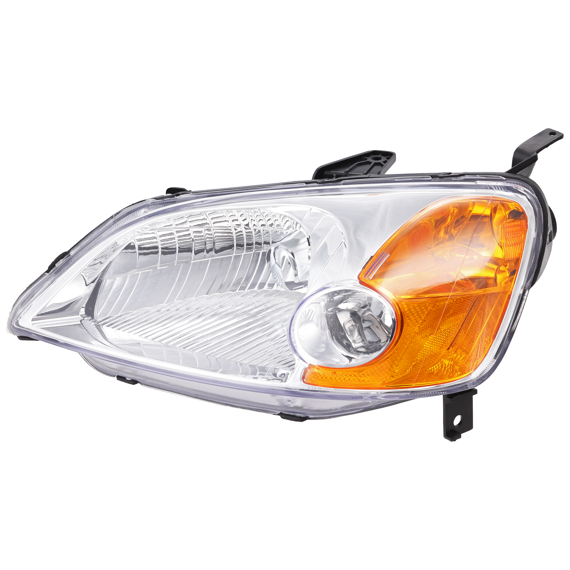 AM CIVIC 01-03 HEAD LAMP LH Assembly Halogen Sedan SKU 20-5950-00 OEM 33151S5AA01 PFM