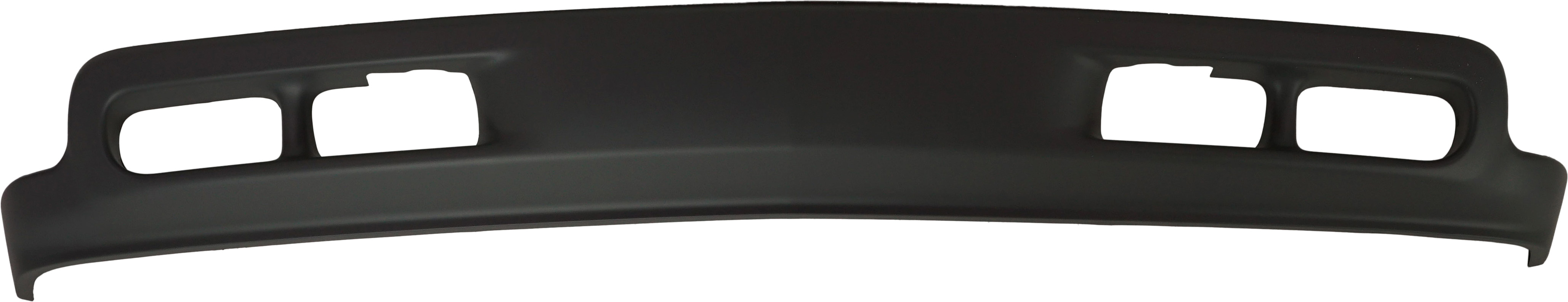 AM SILVERADO 99-02 TAHOE 00-06 FRONT LOWER VALANCE Air Deflector Plastic Textured Black w Fog Light and Tow Hook Holes CAPA SKU 20108Q Partslink GM1092167C OEM 15005294