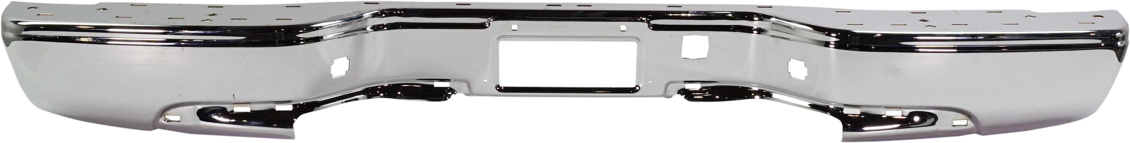 AM SILVERADO SIERRA 99-06 STEP BUMPER FACE BAR ONLY w o Pad w Pad Provision w o Mounting Bracket Chrome Fleetside Includes 2007 Classic SKU 20117 Partslink GM1102411 OEM 12473000