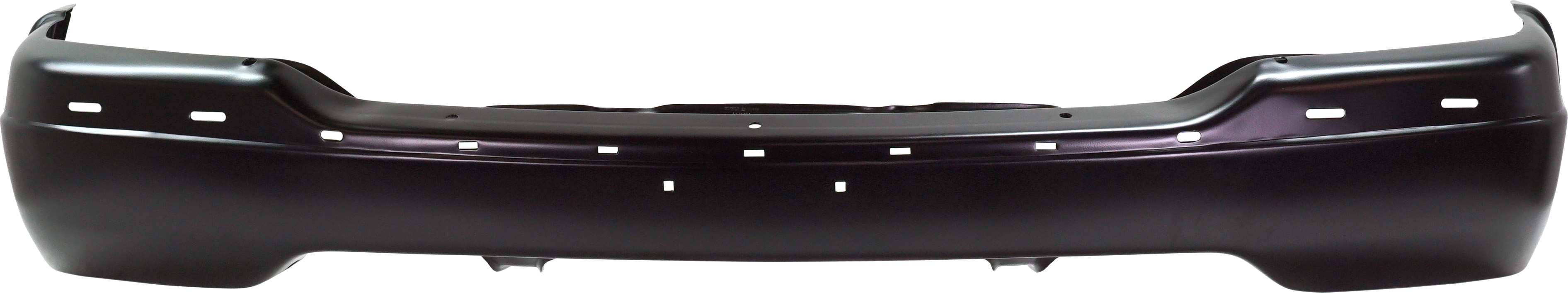 AM SIERRA 99-02 K1500 K2500 FRONT BUMPER Black w o Air holes w o Bracket SKU 20120 Partslink GM1002374 OEM 12479717