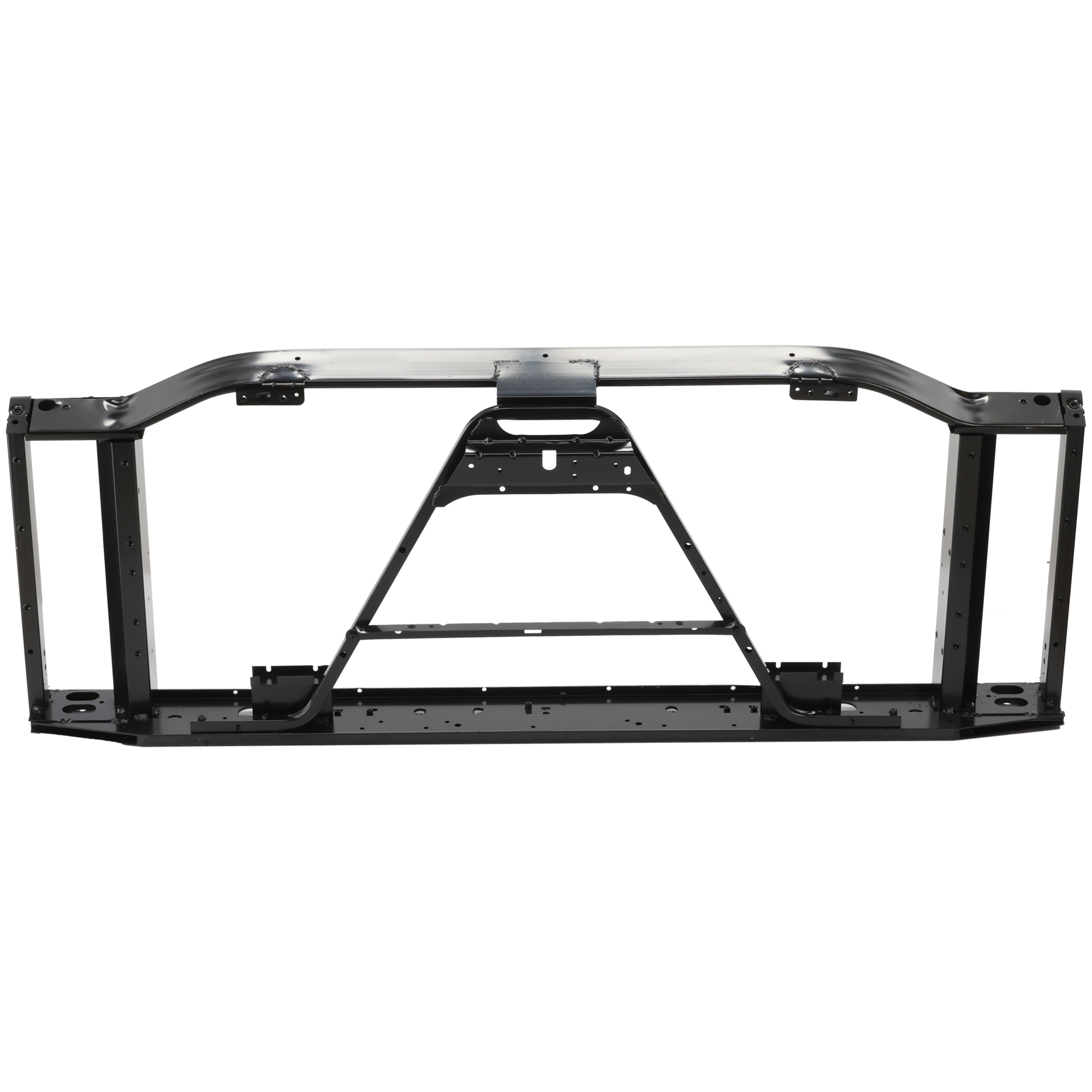 AM SILVERADO SIERRA 2500-3500-01-02 RADIATOR SUPPORT Assembly Black Aluminum 8.1L Eng SKU 20122 Partslink GM1225198 OEM 88980511