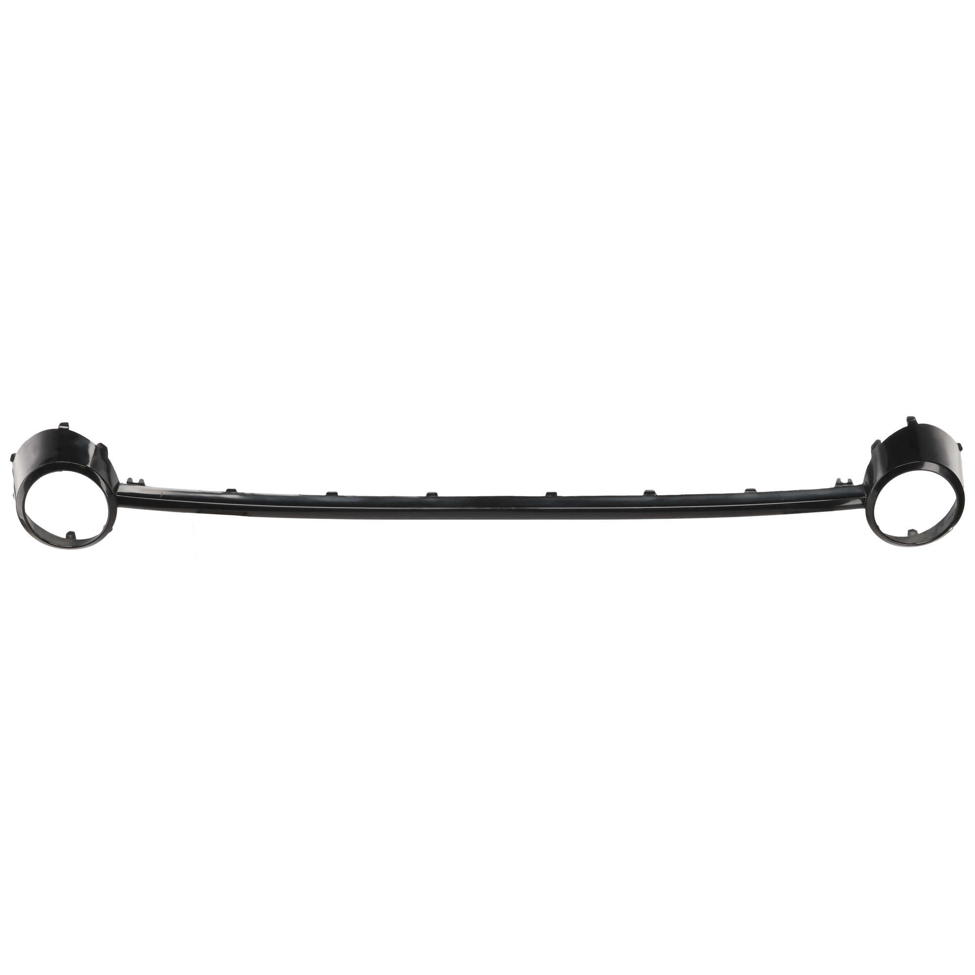AM BEETLE 98-00 FRONT BUMPER MOLDING Fog Lamp Trim Plastic Black SKU 20212 Partslink VW1044101 OEM 1C0807341GRU
